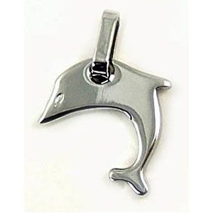 Stainless Steel Dolphin Pendant