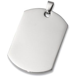 Stainless Steel Dog Tag Pendant
