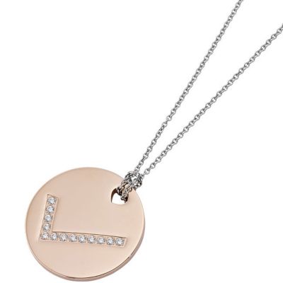 Amalfi™ Stainless Steel Checked Necklace