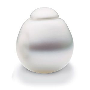 Cultured Pearl South Sea - Drop-Topped Undrilled Paspaley Ss-Non-Returnable; Fashion Quality; White