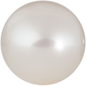 Near Round White Freshwater Cultured Pearls