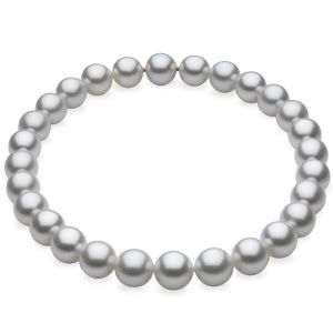 Semi Round Uniform White Paspaley South Sea Cultured Pearl Strands