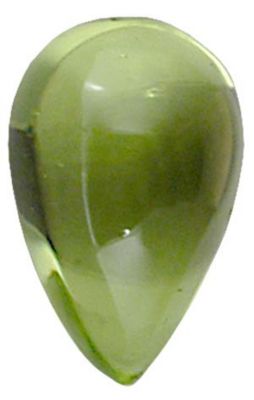 Pear Genuine Cabochon Peridot