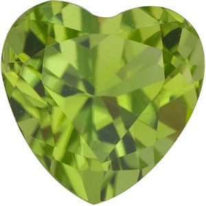 Heart Genuine Peridot
