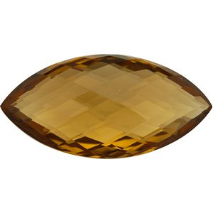 Marquise Genuine Honey Quartz