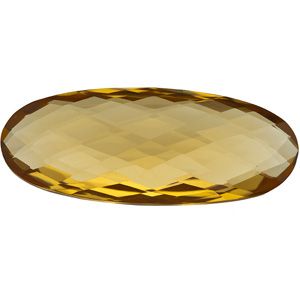 Oval Genuine Honey Quartz