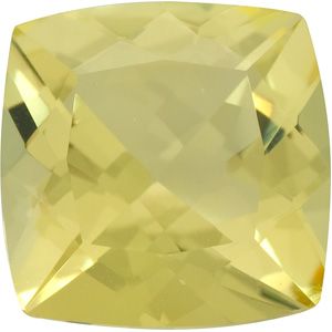 Antique Square Genuine Lemon Quartz