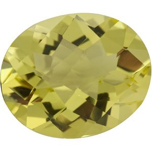 Oval Genuine Lemon Quartz