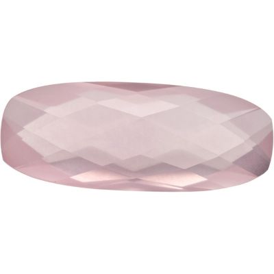 Antique Cushion Genuine Rose Quartz