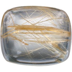 Antique Cushion Genuine Rutilated Quartz