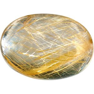 Oval Genuine Rutilated Quartz