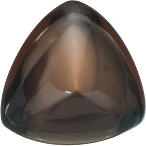 Trillion Genuine Cabochon Smoky Quartz