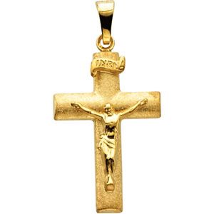 Hollow Crucifix Pendant
