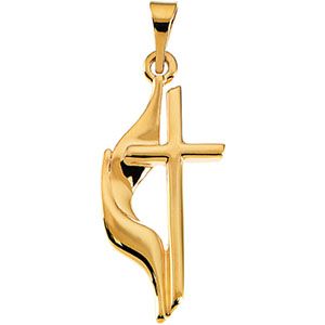 Methodist Cross Pendant