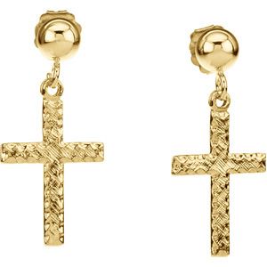 Cross Dangle Earring