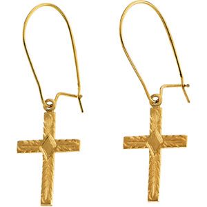 Cross Dangle Earring