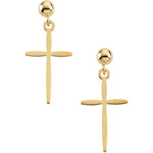 Cross Dangle Earring