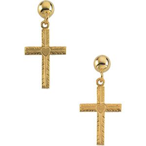 Cross Dangle Earring