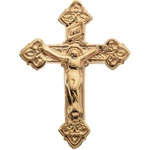Crucifix Lapel Pin