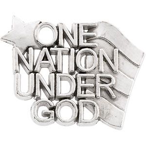 One Nation Under God Lapel Pin