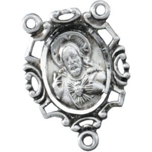 Sterling Silver Rosary Center