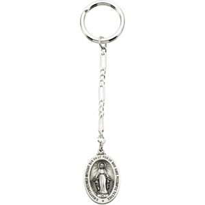 Oval Miraculous Key Chain