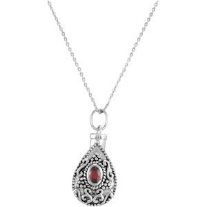 Birthstone Tear Ash Holder Pendant and Chain