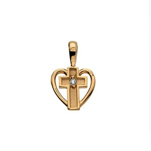 Heart Cross Pendant Mounting