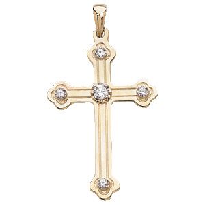Diamond Cross Pendant