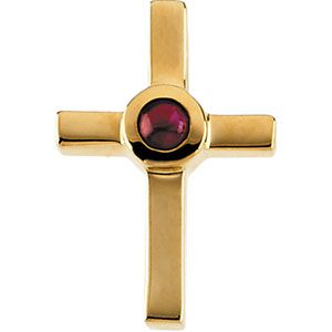 Genuine Ruby Cross
