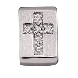 Diamond Cross Pendant Slide