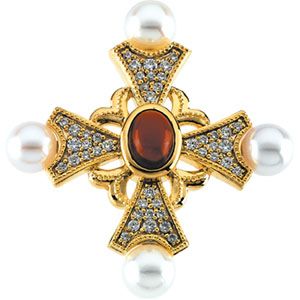 Cross Brooch/Pendant