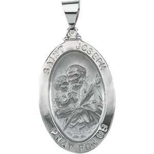 Hollow Oval St. Joseph Medal