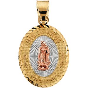 Tri-Color Oval Mis 15 Años (My 15th Birthday) Medal