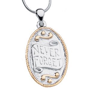 Never Forget&trade; Pendant & Chain (Reversible)
