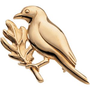 The Winter Robin Brooch