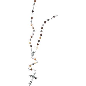 Lace Agate Rosary
