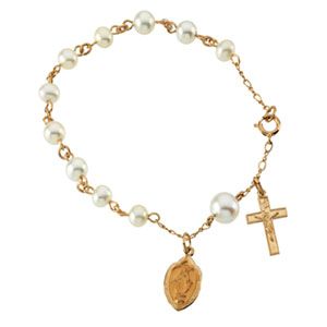 Freshwater Pearl Rosary Bracelet