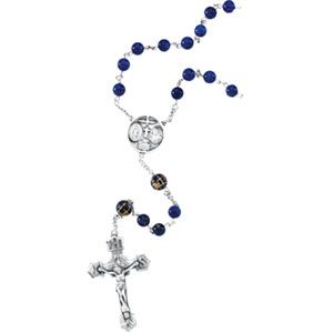 Deluxe Lapis Rosary