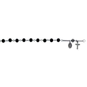 Dark China Jade Rosary Bracelet