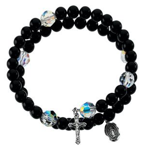 BLACK ONYX WRAP ROSARY
