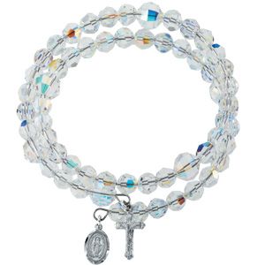 Swarovski Crystal Wrap Rosary