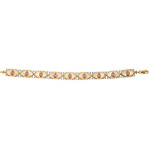 Tri-Color Our Lady of Guadalupe Bracelet