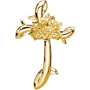 Floral Hispanic Style Cross