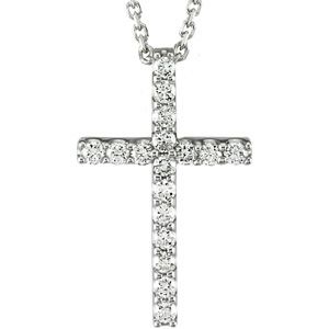 Petite Cross Pendant Mounting