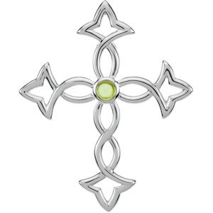 Fashion Cross Pendant Mounting for Round Center