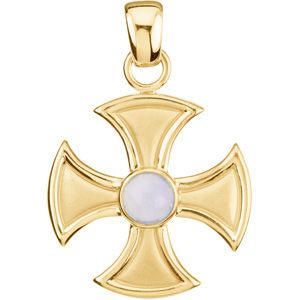 Maltese Cross Pendant Mounting