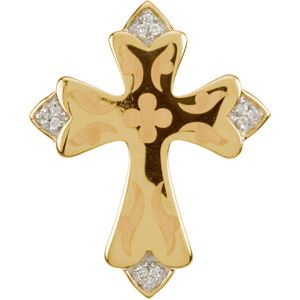 Laser Engraved Diamond Cross