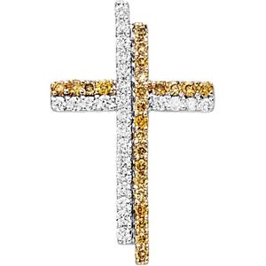 1/4 ct tw Diamond Cross