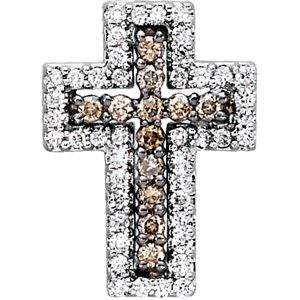 1/2 ct tw Diamond Cross